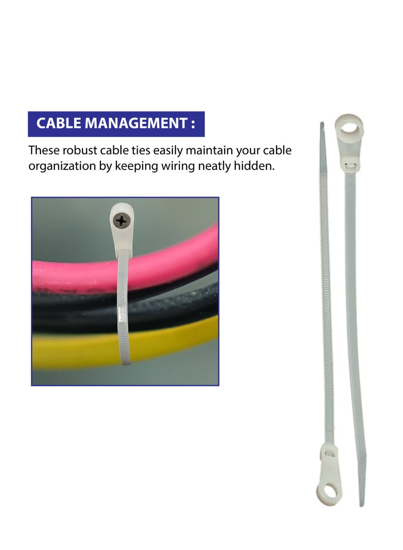 KSS Mounting Cable Ties - Secure with Single Bolt, Durable Design, Easy to Use, Ideal for Cable Organization. - Image 2