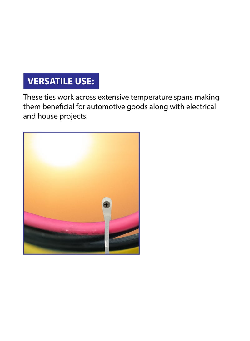 KSS Mounting Cable Ties - Secure with Single Bolt, Durable Design, Easy to Use, Ideal for Cable Organization. - Image 3