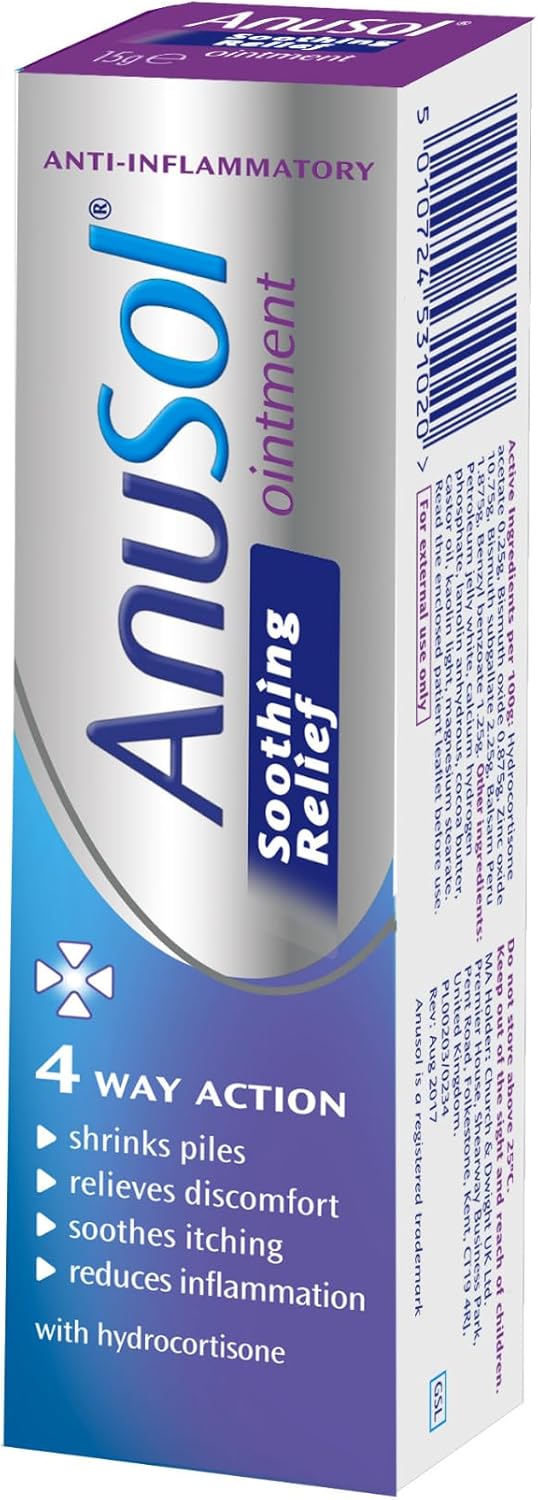 Anusol Soothing Relief Ointment 15g - Image 1