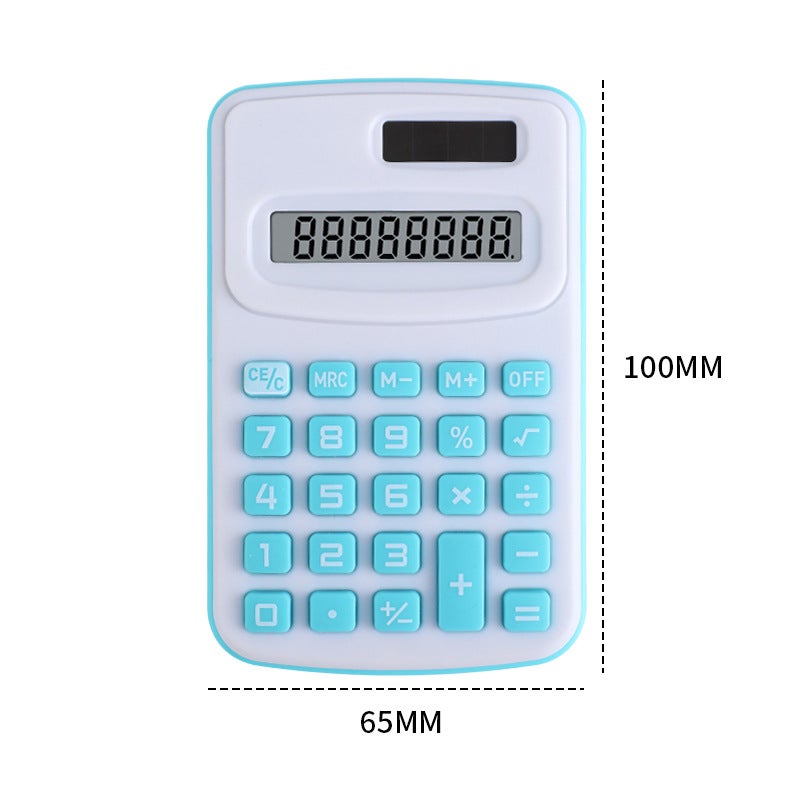 Mini Calculator Pocket 888 Elementary School Calculator Color Computer Advertising Promotional Gift - Image 3