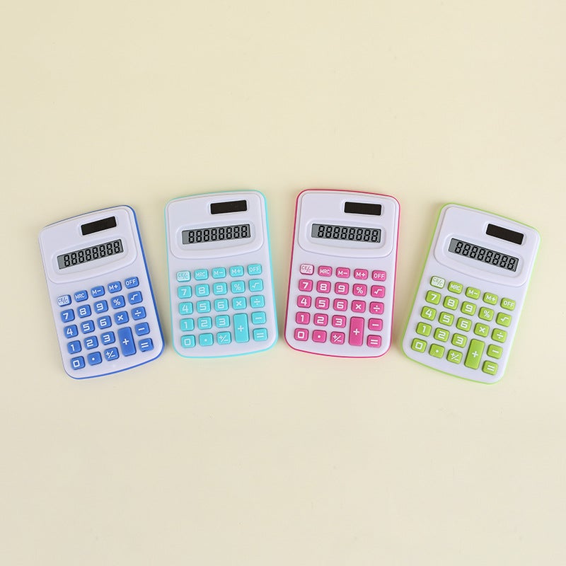 Mini Calculator Pocket 888 Elementary School Calculator Color Computer Advertising Promotional Gift - Image 4