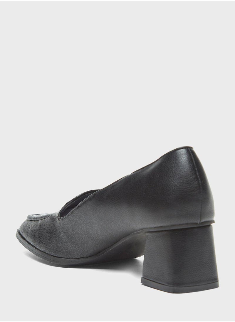 Square Toe Pumps