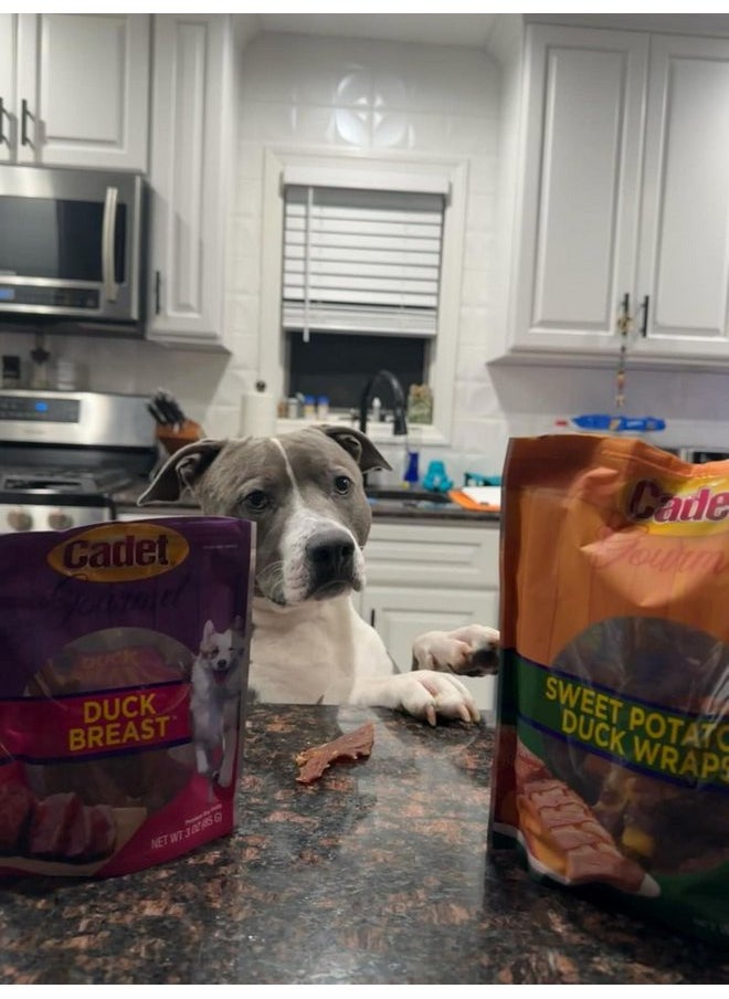 Cadet Cadet Gourmet Sweet Potato & Duck Wraps Dog Treats - Healthy & Natural Duck & Sweet Potato Dog Training Treats for Small & Large Dogs - Inspected & Tested in USA (28 oz.)  - Image 3