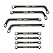 TCRC 8PCS Brass High Clearance Chassis Suspension Links Rod Linkage Set for Axial AX24 XC1124 RC Crawler Car Upgrade PartsBlack Coating - Image 4