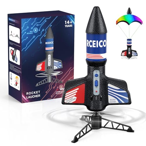 Rceico Rocket Launcher 200 Feet of Flight Altitude Model Rocket Kits with Launch Set Ultrahigh Flying Rocket Rocket Toy Outdoor Toys for Ages 813 Birthday Gift for Kids Boys Girls - Image 1