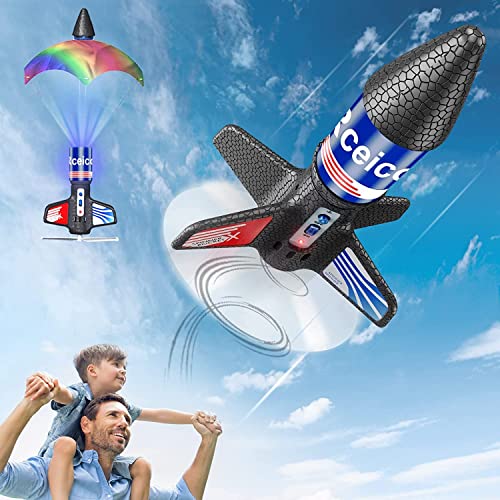 Rceico Rocket Launcher 200 Feet of Flight Altitude Model Rocket Kits with Launch Set Ultrahigh Flying Rocket Rocket Toy Outdoor Toys for Ages 813 Birthday Gift for Kids Boys Girls - Image 5
