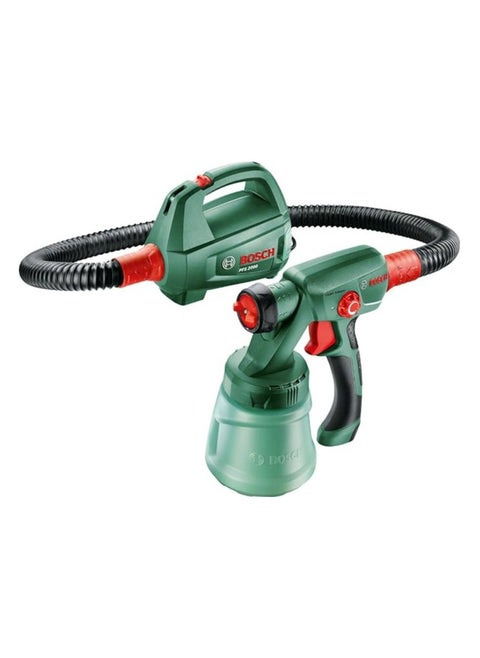 Bosch PFS2000 sprayer with a tank with a capacity of 800 ml, which sprays wood, walls, and more 440 W