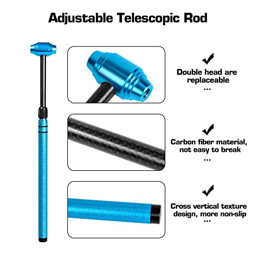 WHDZ Paintless Dent Repair Tools Dent Removal Hammer Double-Faced Car Dent Repair Leveling Hammer Telescopic - Image 2