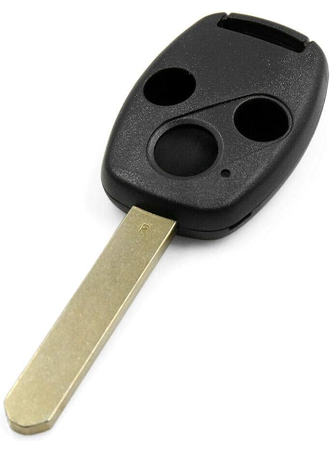 Rubik 3 Button Remote Cover Uncut Key Fob Shell Case For Honda Accord Civic Jazz Fit City Odyssey Crv Pilot Replacement Key - Image 1