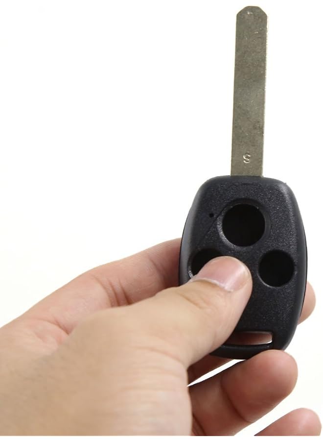Rubik 3 Button Remote Cover Uncut Key Fob Shell Case For Honda Accord Civic Jazz Fit City Odyssey Crv Pilot Replacement Key - Image 2