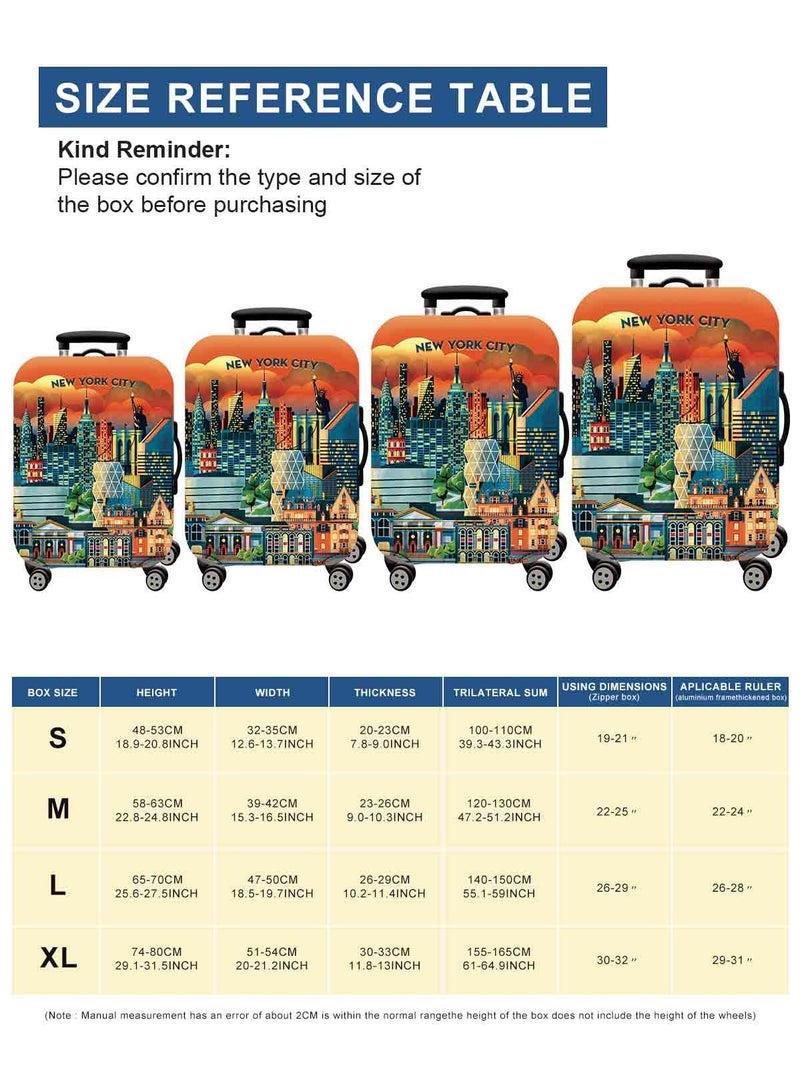 URbazaar Elastic Travel Luggage Cover Travel Suitcase Protective Cover for Trunk Case Apply to 18-30 inch luggage Suitcase Cover - Image 3