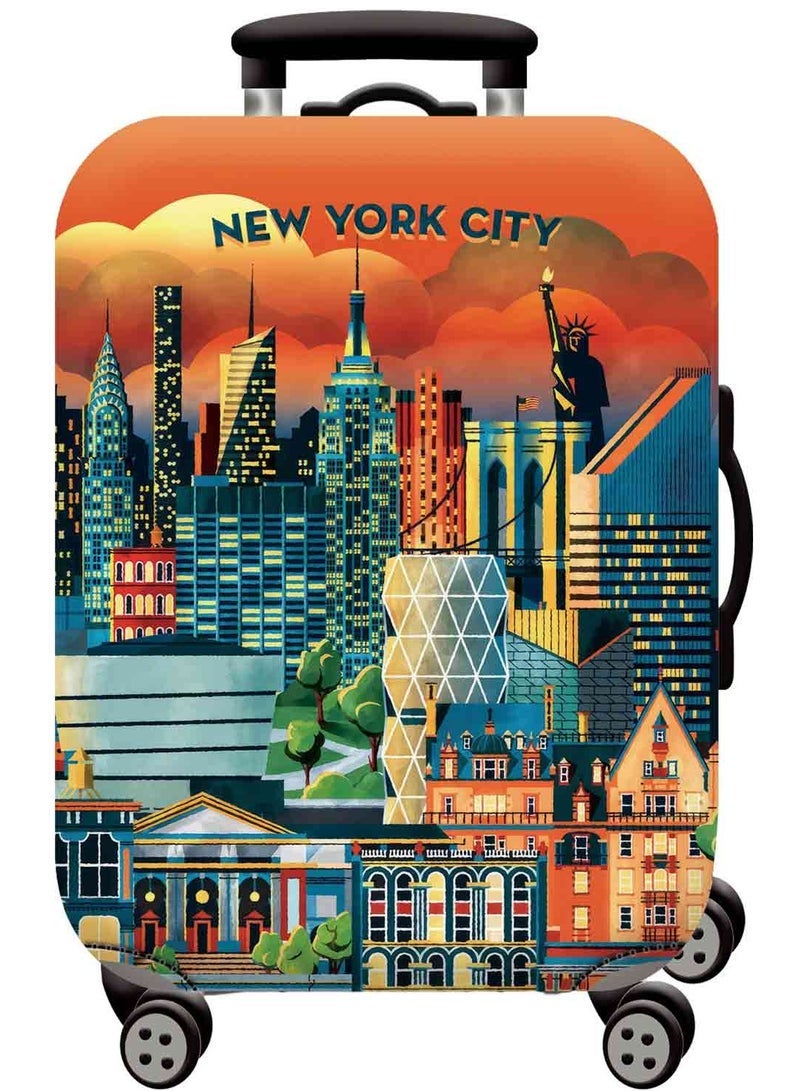 URbazaar Elastic Travel Luggage Cover Travel Suitcase Protective Cover for Trunk Case Apply to 18-30 inch luggage Suitcase Cover - Image 1