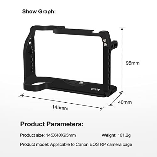 FUGASUN EOS RP Cage, EOS RP Camera Cage for Canon EOS RP Camera Bag Camera Rig Cold Shoe - Image 5