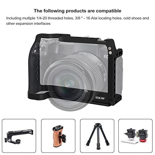 FUGASUN EOS RP Cage, EOS RP Camera Cage for Canon EOS RP Camera Bag Camera Rig Cold Shoe - Image 4