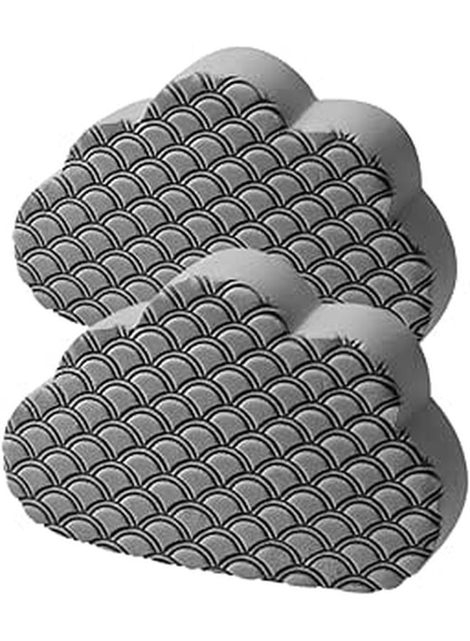 2Pcs Cloud Shaped Cleaning Sponges Absorbent Scrubbing Pads For Kitchen Bathroom Stain Removal - Image 1
