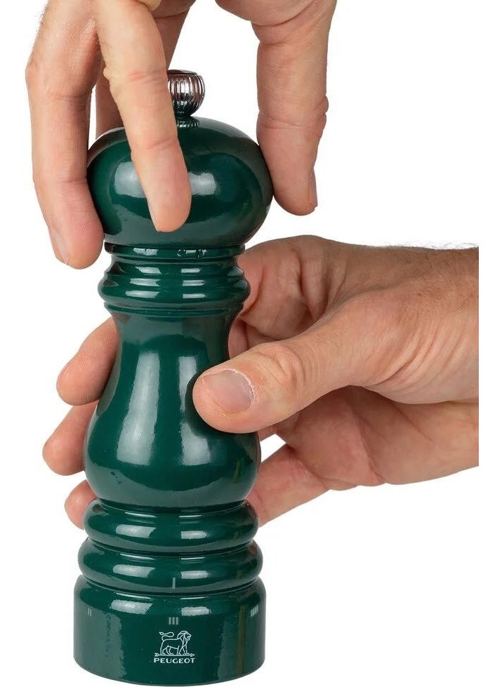 PEUGEOT - Paris Rama Black Pepper Mill 18 cm Green Akyüzhome - Image 1
