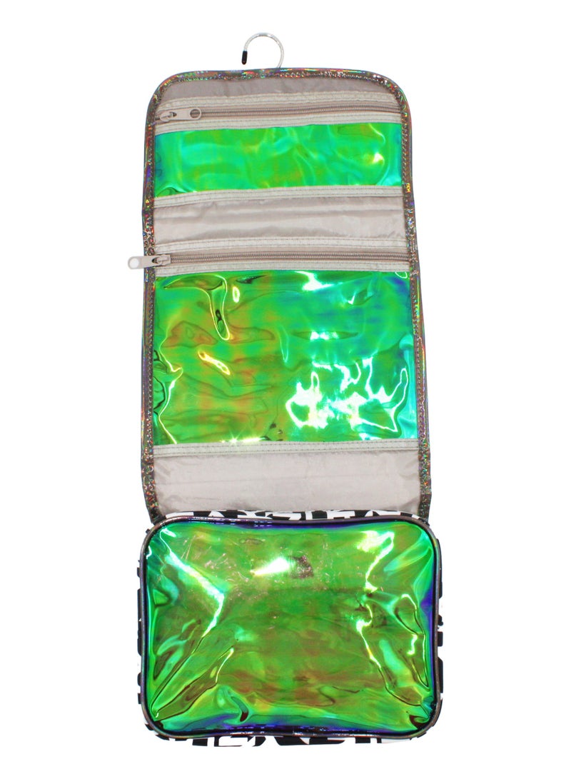 DKNY DKNY Signature Puffer Roll Bag Cosmetic Bag, Travel Make up Bag Small, Small Lightweight Cosmetic Bag Storage Bag, Small Makeup Bag, Travel Toiletry Bag  - Image 5