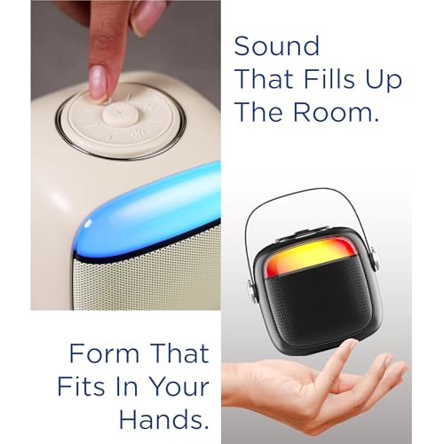 Pebble Flare Portable Bluetooth Speaker with Deep Bass | TWS Pairing | RGB Lights | Auto Pairing | Compact Premium Design - Black - Image 2