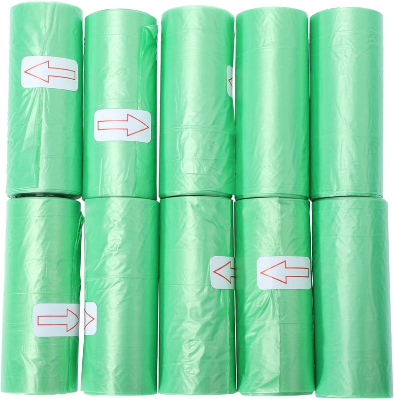 Disposable Diaper Waste Bags 10pcs Pull-string Diaper Storage Pouches Nursery Trash Bags and Garbage Storage Random Color Random Style - Image 1