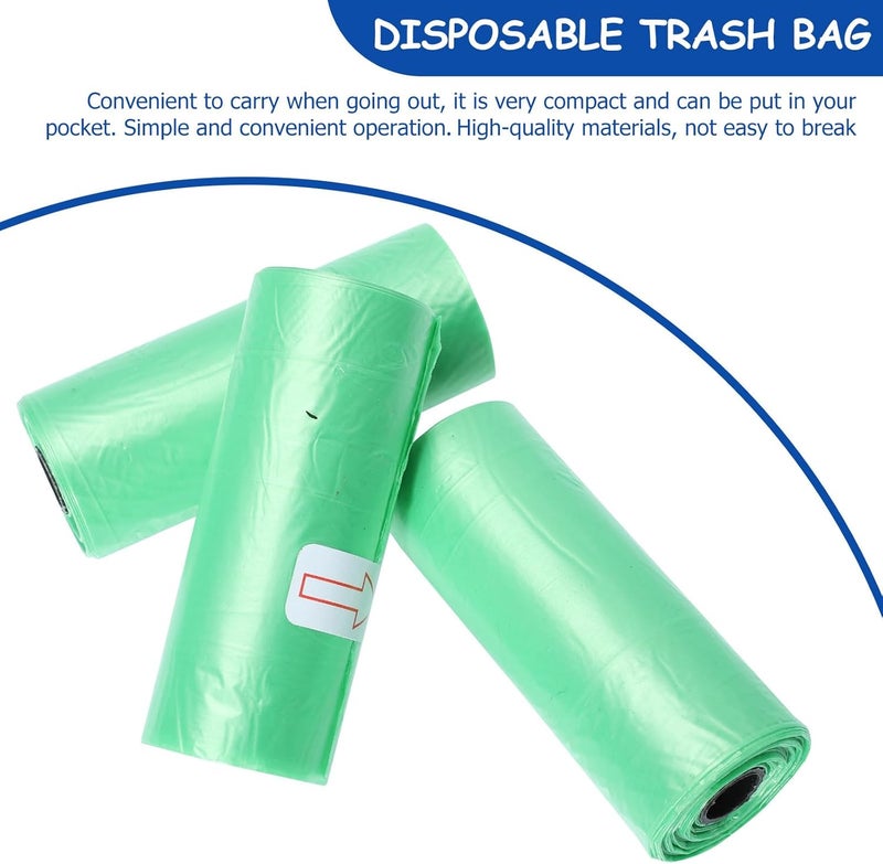 Disposable Diaper Waste Bags 10pcs Pull-string Diaper Storage Pouches Nursery Trash Bags and Garbage Storage Random Color Random Style - Image 3