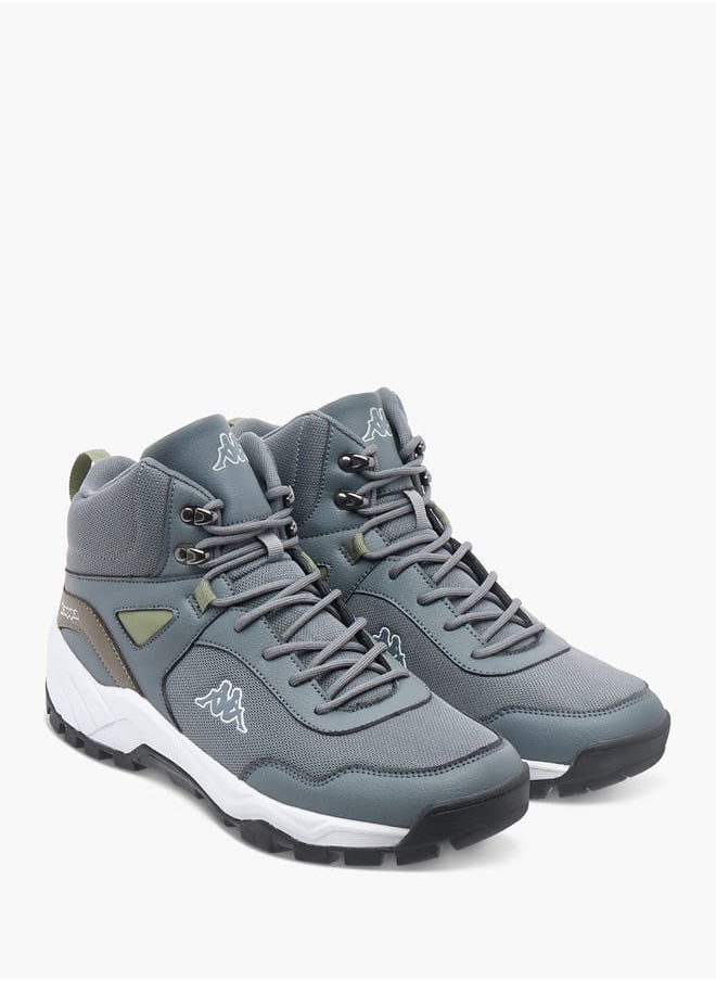 Kappa Mens Logo Detail Boots with Lace-Up Closure  - Image 2