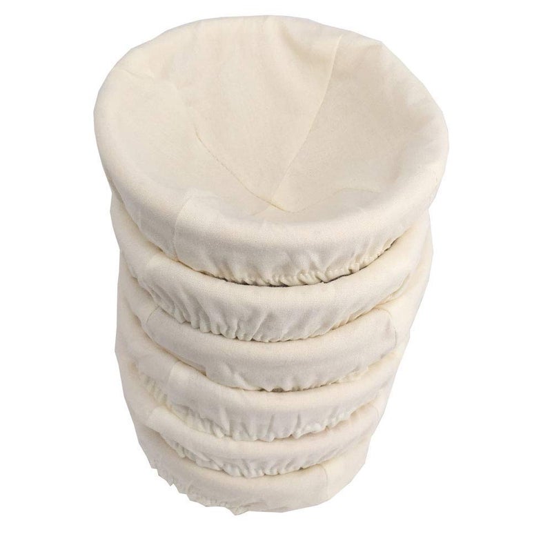 FORSUN 5 inch Bread Basket Set of 6 Banneton Bread Proofing Basket