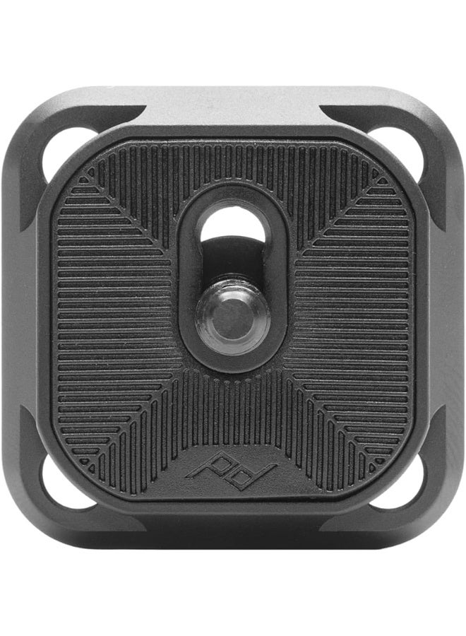 Peak Design Standard Plate PL-S-3 for Capture Camera Clip v3 – Quick Release DSLR & Mirrorless Camera Mounting Plate Arca-Swiss Compatible - Image 1