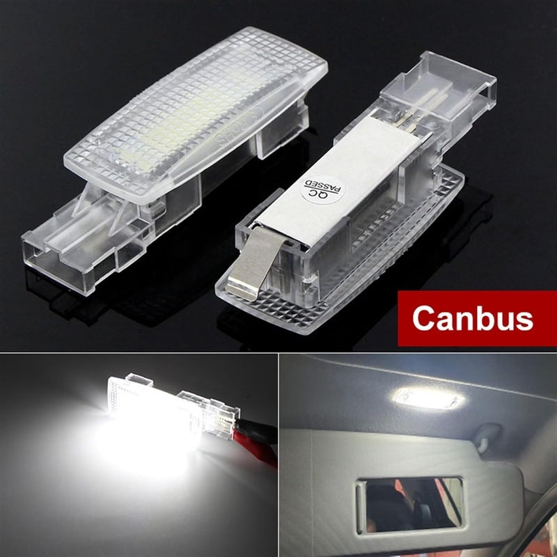 Wivplex LED Interior Sun Visor Vanity Mirror Light Lamps - Image 3