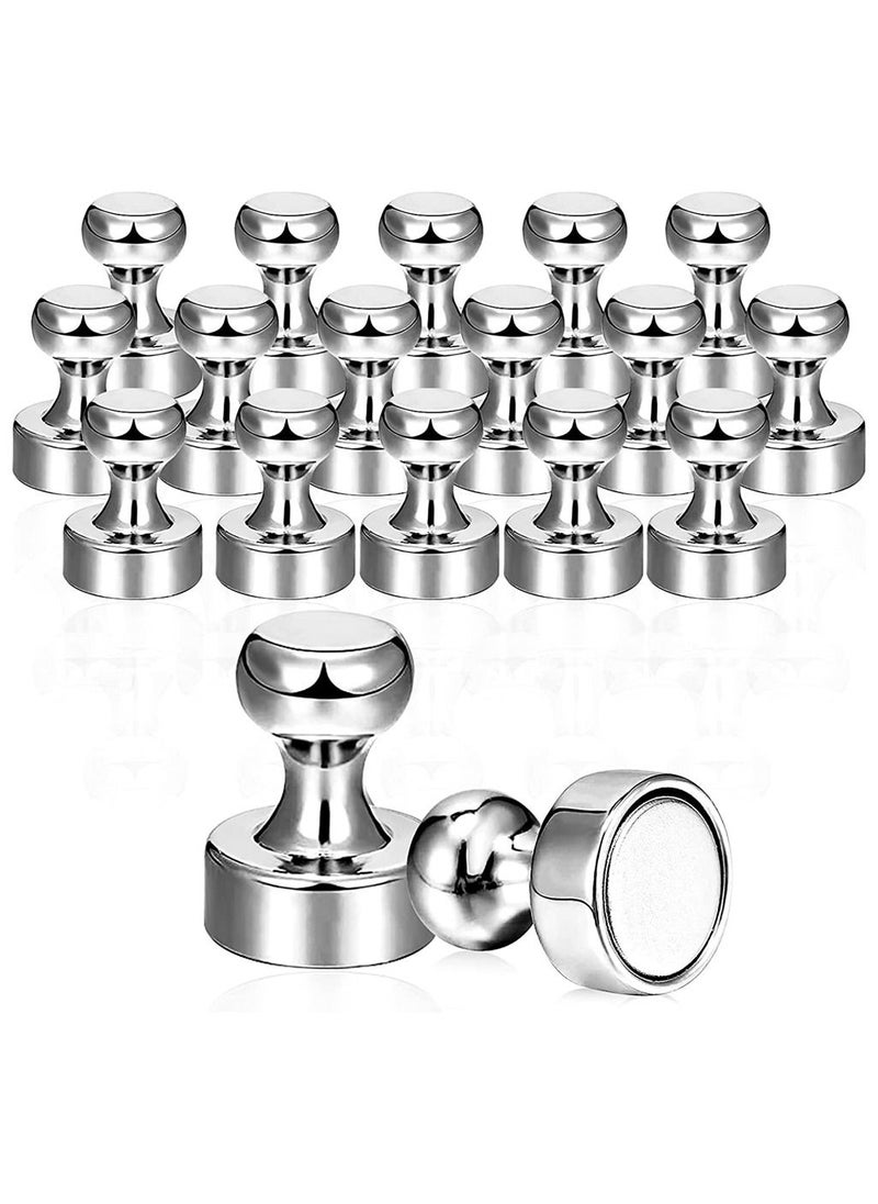 SYOSI 18pcs Metal Magnetic Pushpin Magnetic Pushpin Fridge Magnets  - Image 1