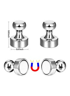 SYOSI 18pcs Metal Magnetic Pushpin Magnetic Pushpin Fridge Magnets  - Image 3