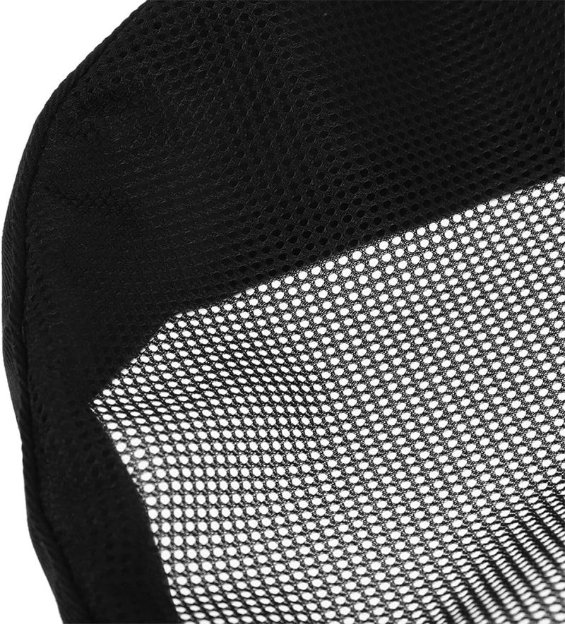 FOMIYES 3pcs Unisex Chef Hats Adjustable Cotton-Polyester Blend Kitchen Caps with Breathable Mesh Top for Restaurant and Hotel Food Service Black - Image 3