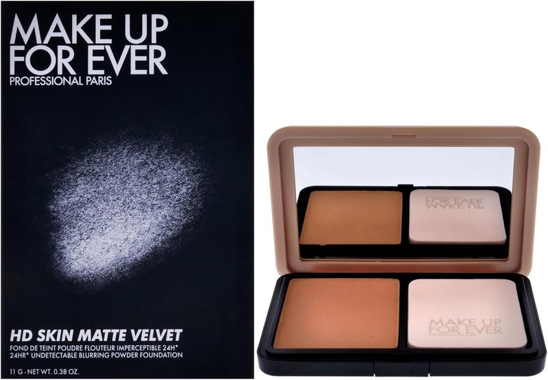 Make Up For Ever HD Skin Matte Powder Foundation - 1Y18 Warm Cashew 11g - Image 1