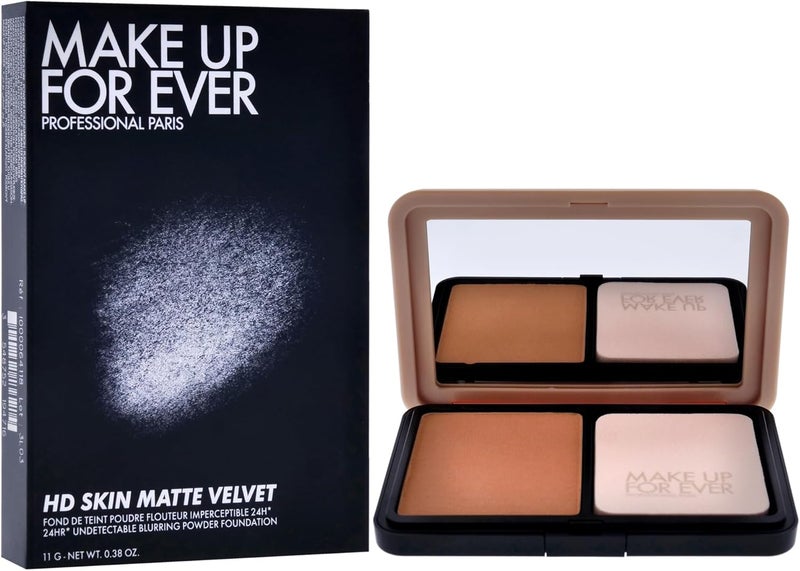 Make Up For Ever HD Skin Matte Powder Foundation - 1Y18 Warm Cashew 11g - Image 3