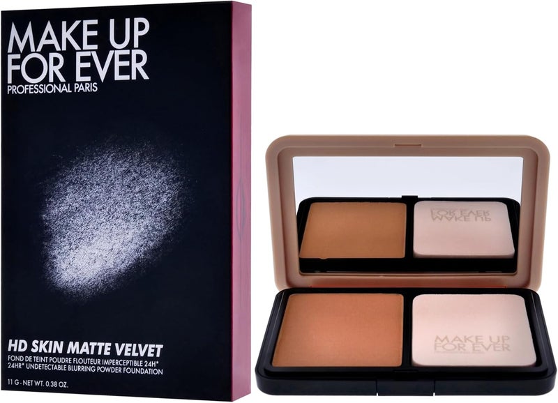 Make Up For Ever HD Skin Matte Powder Foundation - 1Y18 Warm Cashew 11g - Image 4