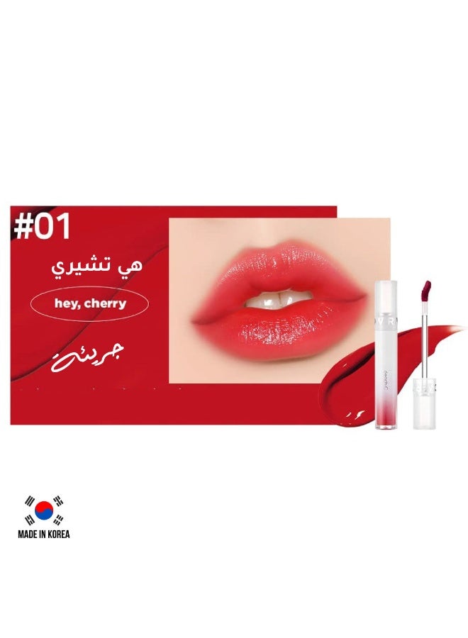 Peach C Korean River Glow Lip Tint in Cherry Peach C 01 - Image 1