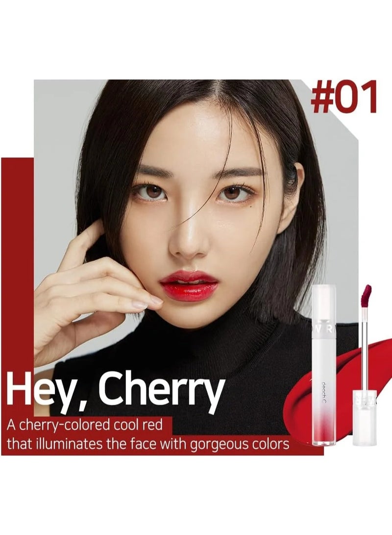 Peach C Korean River Glow Lip Tint in Cherry Peach C 01 - Image 2