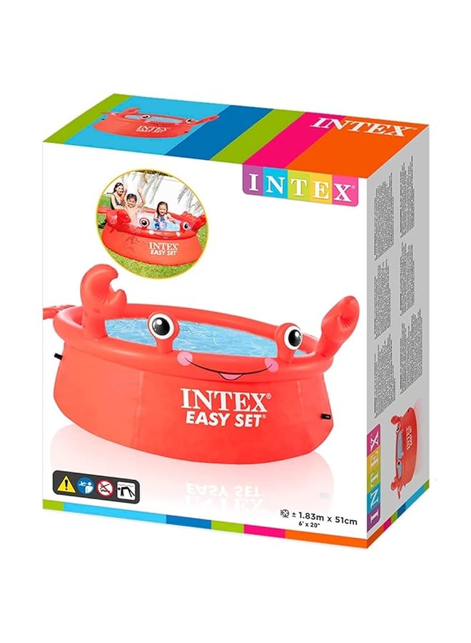 INTEX 6Ft X 20In Happy Crab Easy Set Pool - Image 2