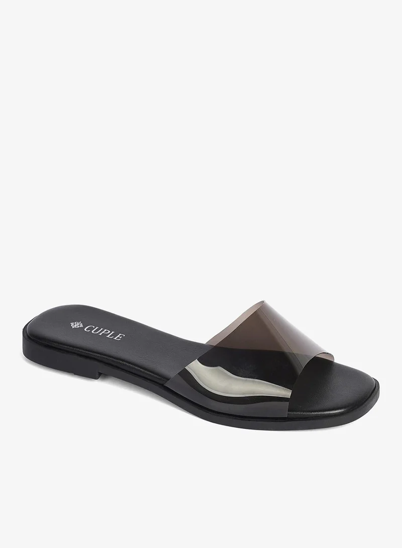 كابلي صندل منزلق نسائي للأناقة اليومية