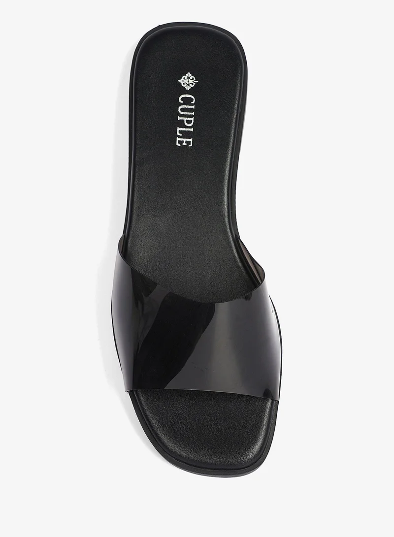 Cuple Black Ladies Lifestyle Slides for Women | Best Price UAE