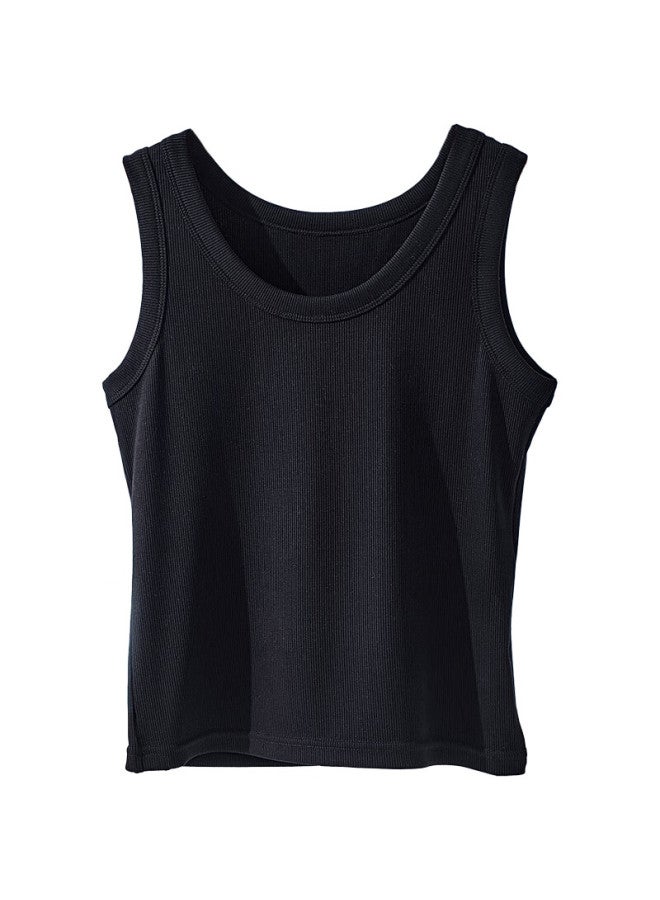 Yiershuang Lyocell Women's Tank Top Sleeveless Wide Strap Loose Breathable Vest For Spring And Summer Layering And Outerwear