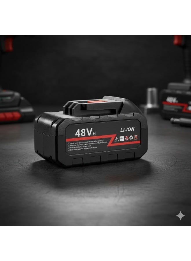 Genuine 48V (48V) Lithium-ion Battery - High Capacity Compatible with all 48V Cordless Power Tools - Fast Charging and Long Lifespan, Ideal Replacement for Power Tool Batteries - Image 1