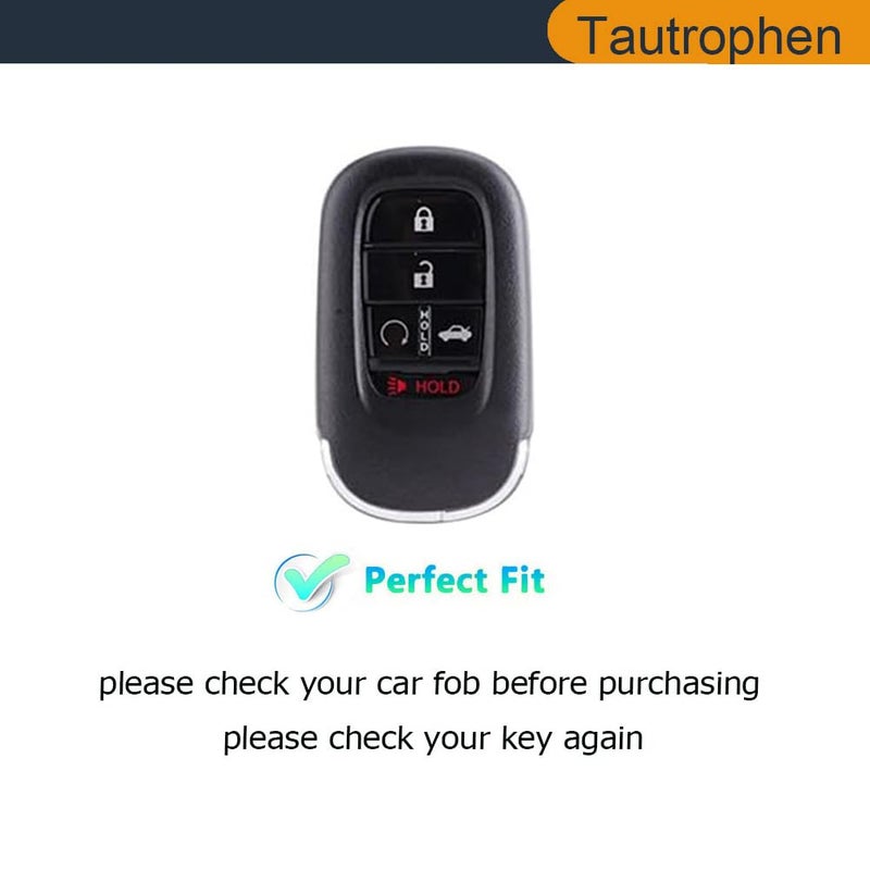 Tautrophen Key Fob Cover for Honda 2023 2024 Civic Accord Pilot HRV CRV Odyssey Car Key Case Protector Holder Shell - Image 2