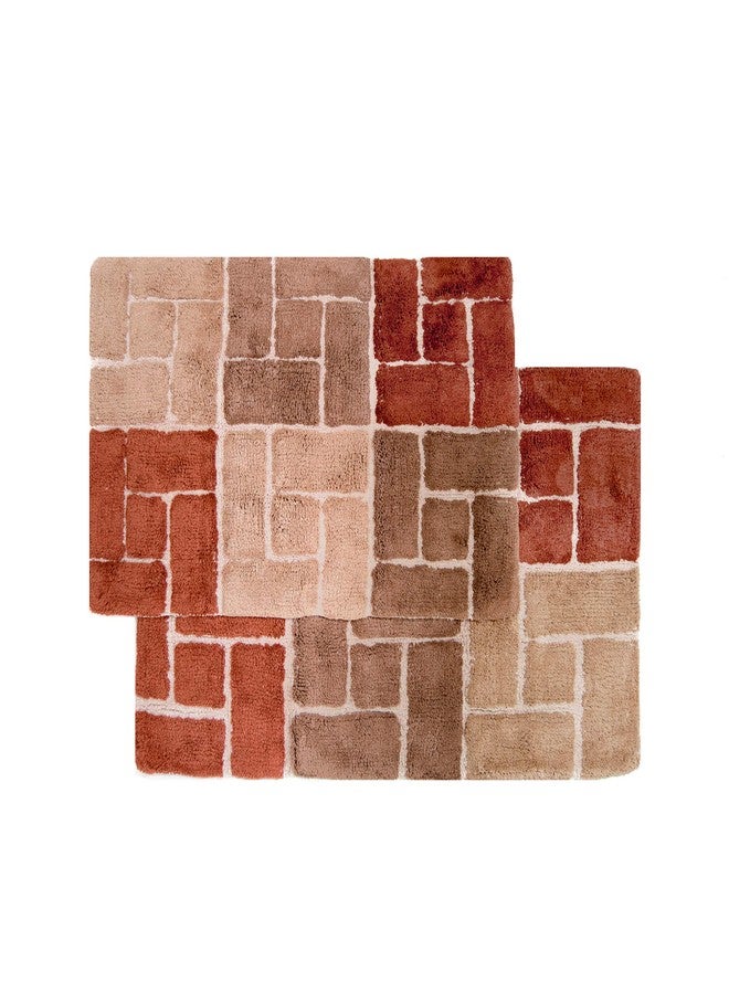 Chesapeake Merchandising Berkeley 2 Pc. Adobe Bath Rug Set 44703 (21" x 34" & 24" x 40") - Image 3