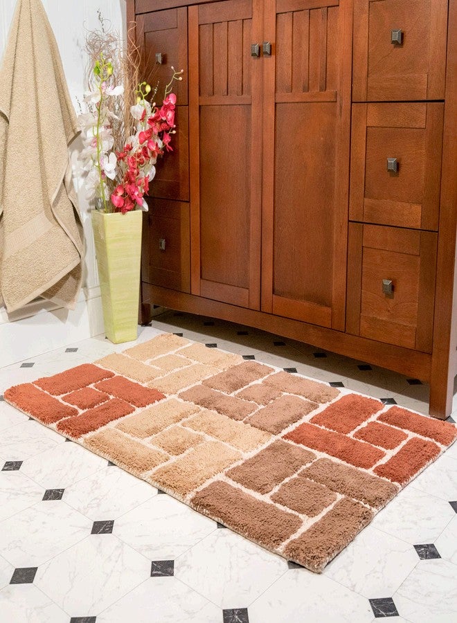 Chesapeake Merchandising Berkeley 2 Pc. Adobe Bath Rug Set 44703 (21" x 34" & 24" x 40") - Image 4