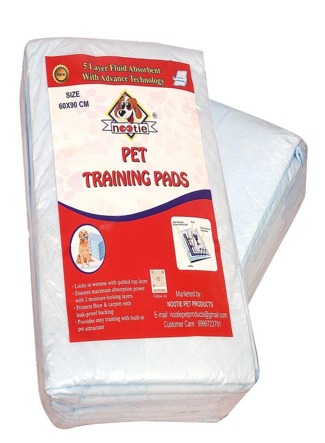 Nootie Training Pads | Poop Pee Trainer for All Pets Dogs | Super Absorbent Pee & Poop Mats | Leak Proof & Non Slippery | 25 Piece with 60X90cm | Large Size - Image 1