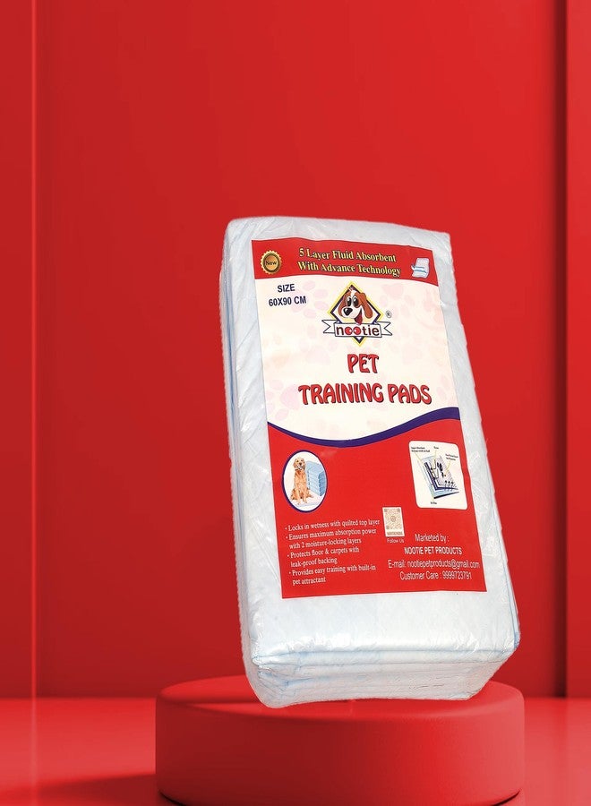 Nootie Training Pads | Poop Pee Trainer for All Pets Dogs | Super Absorbent Pee & Poop Mats | Leak Proof & Non Slippery | 25 Piece with 60X90cm | Large Size - Image 2