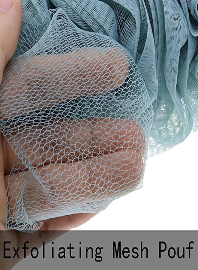 Dezzy back scrubber for bathing loofah for bathing for women Long Handle back cleaning brush Bathing Brush Soft Nylon loofah for men and Women loofa (Multi Color) (Pack of 2) - Image 3