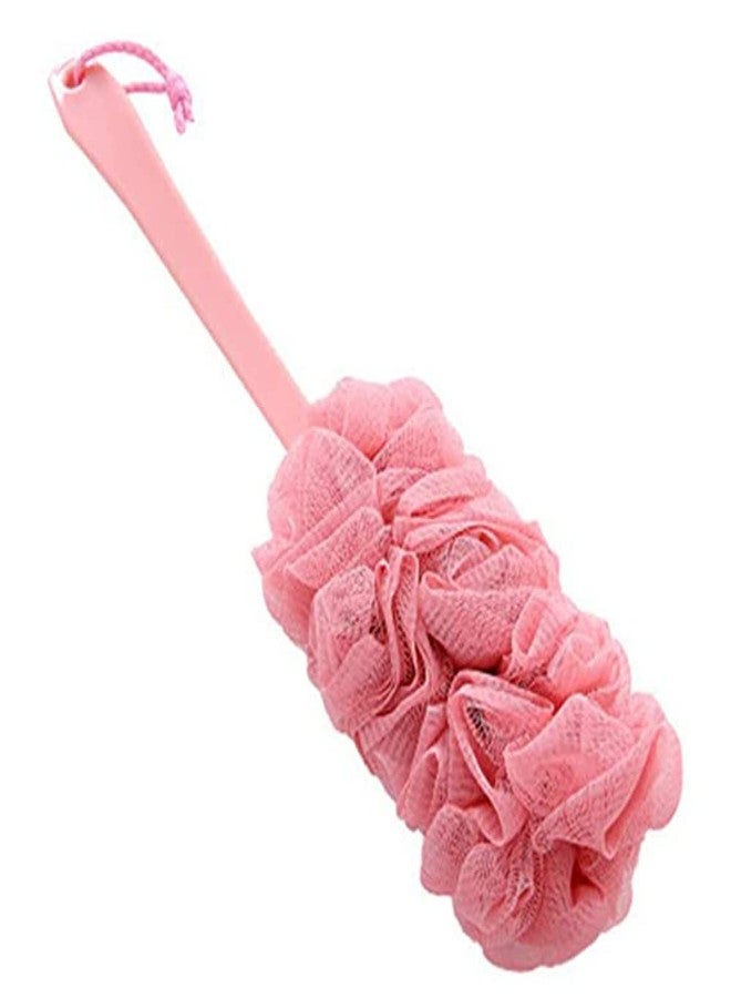 Dezzy back scrubber for bathing loofah for bathing for women Long Handle back cleaning brush Bathing Brush Soft Nylon loofah for men and Women loofa (Multi Color) (Pack of 2) - Image 5