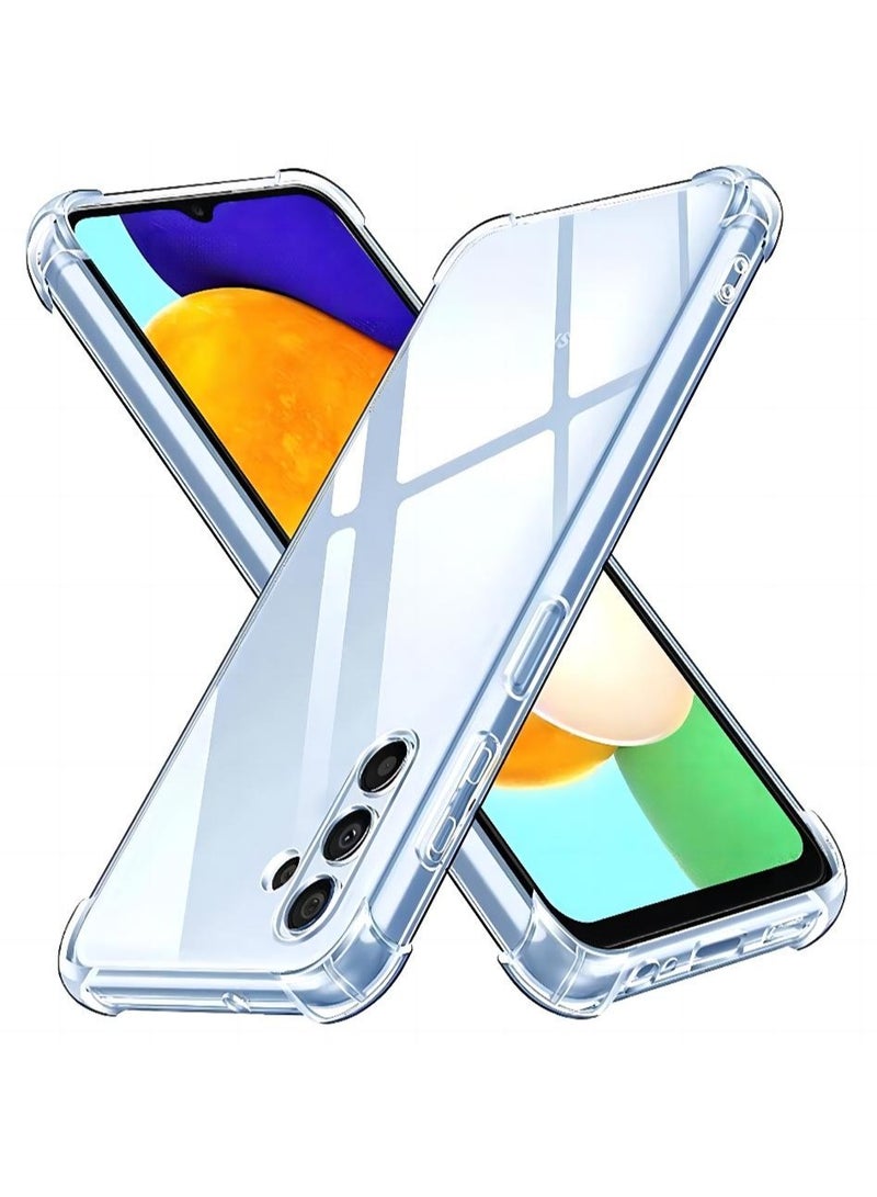 Youque for Samsung Galaxy A15 Phone Case Transparent Shockproof Air Guard Corners Shockproof Protection Back Cover - Image 1