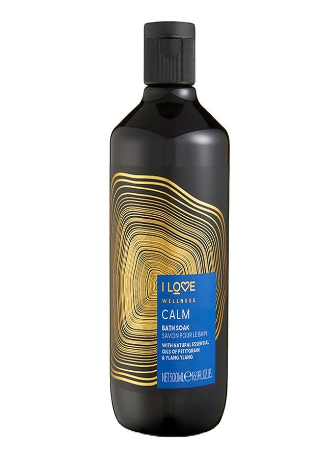 I LOVE Wellness Calm Bath Salts - Moisturizing Bath Soak for Dry Skin - Calming Bath Salts - Sea Salt and Chamomile Formula, Essential Oils - 17.6 oz - Image 1